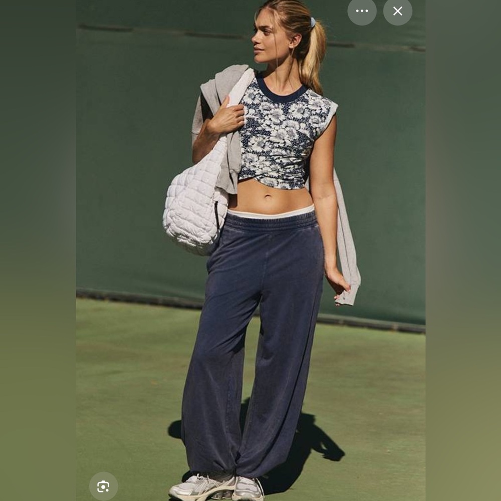 FP Movement by Free People Blue and White Athletic Outfit
